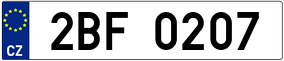 Truck License Plate